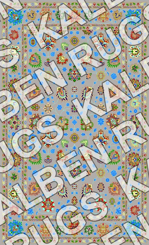 205x295 Floral Rug Pattern