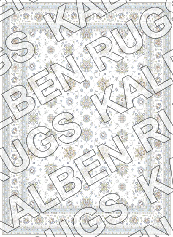 410x500 Oushak Rug Pattern