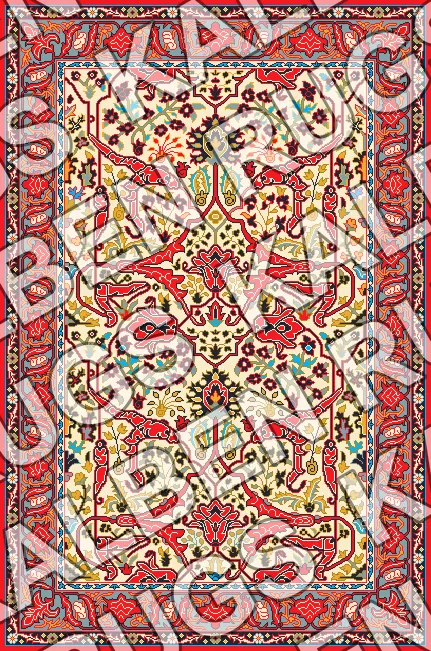 J4 Floral Rug Pattern
