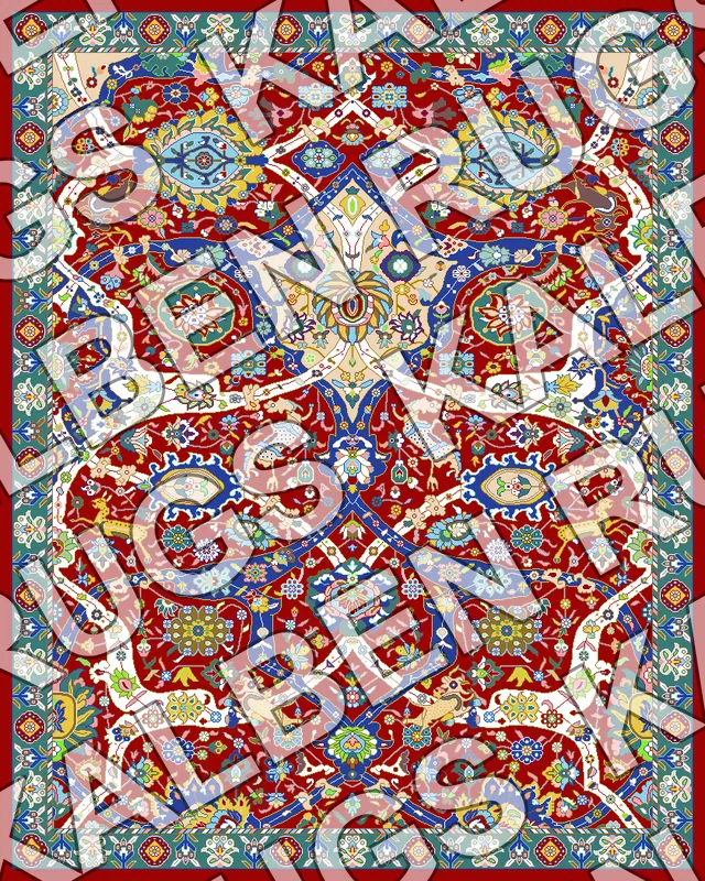 J5 Floral Rug Pattern