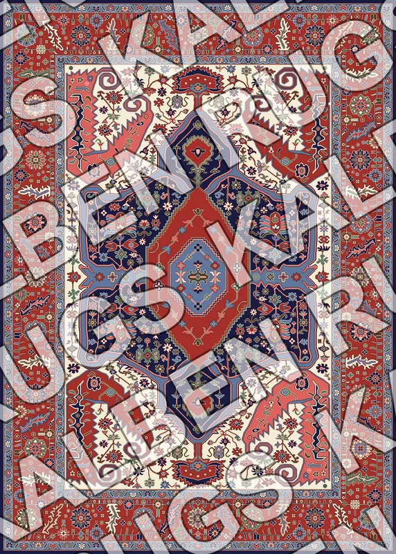 KH57 Medallion Rug Pattern