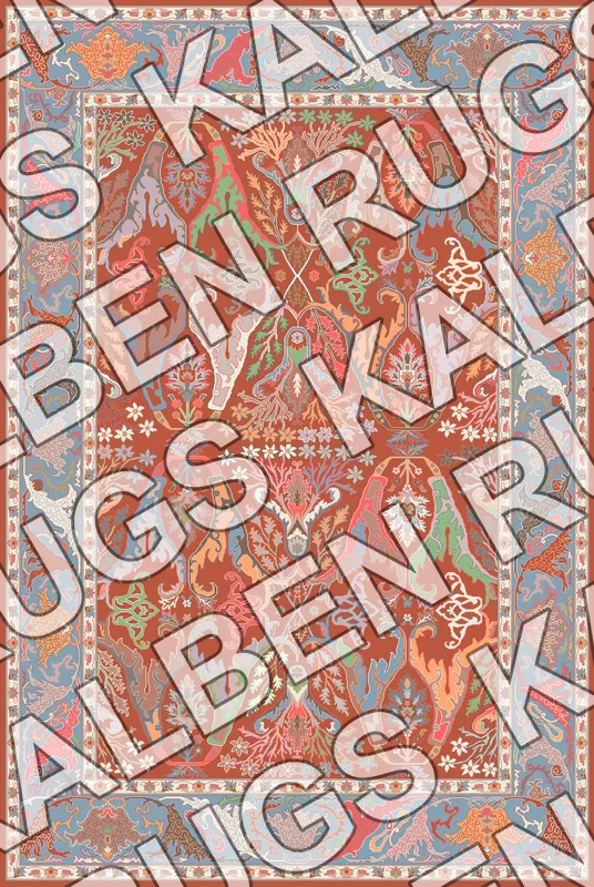 KH68 Bidjar Rug Pattern