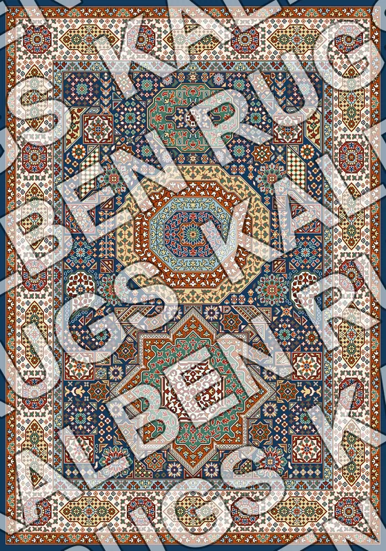 M16 Medallion Rug Pattern