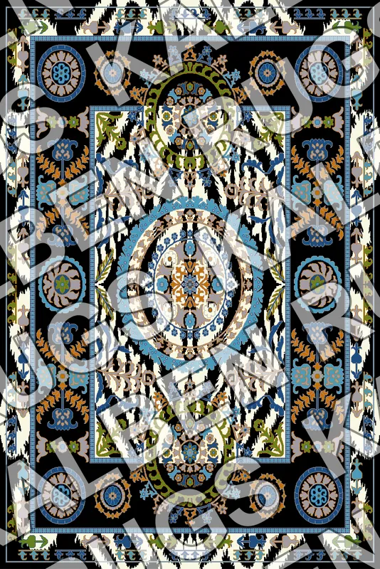 SZ7 Geometric Rug Pattern