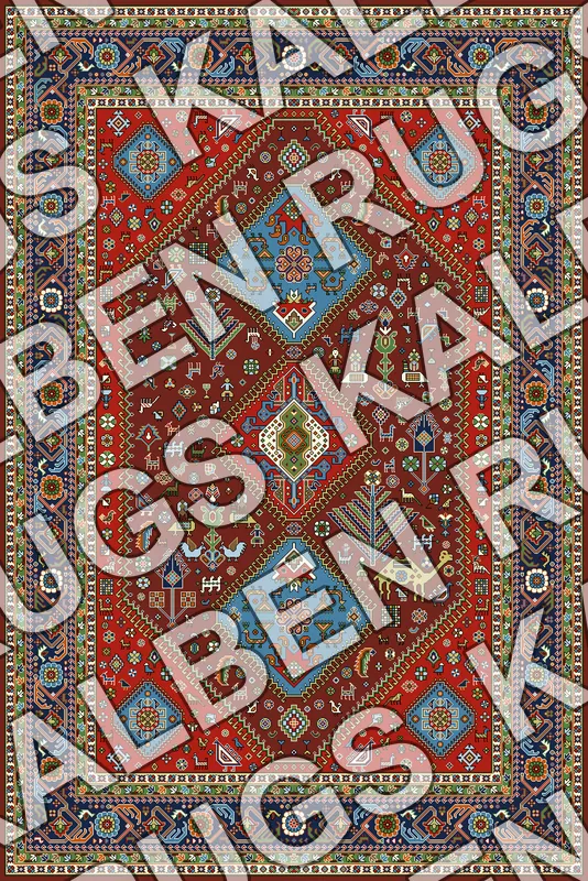 T1 Oushak Rug Pattern