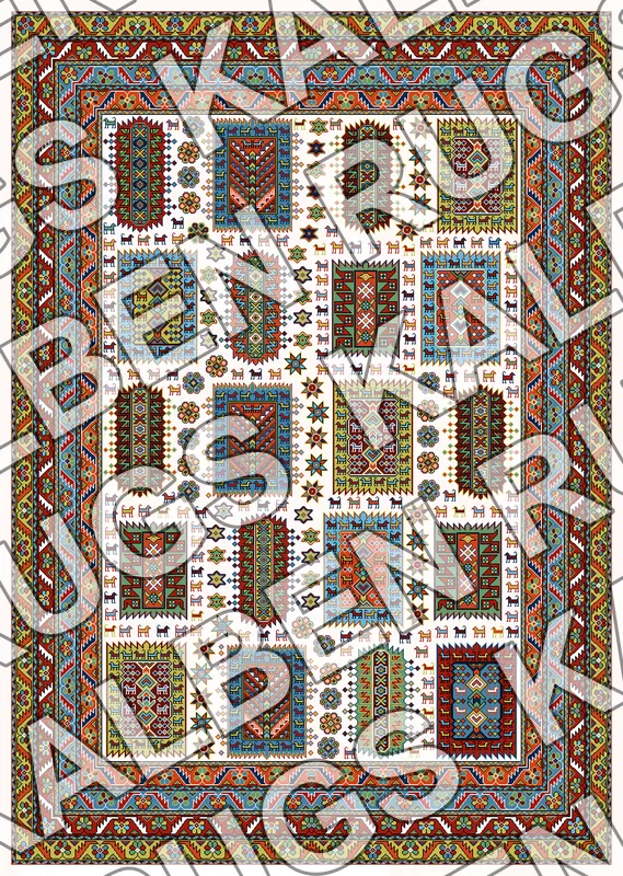 T50 Pictorial Rug Pattern