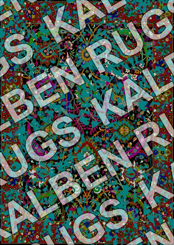TF430 Floral Rug Pattern