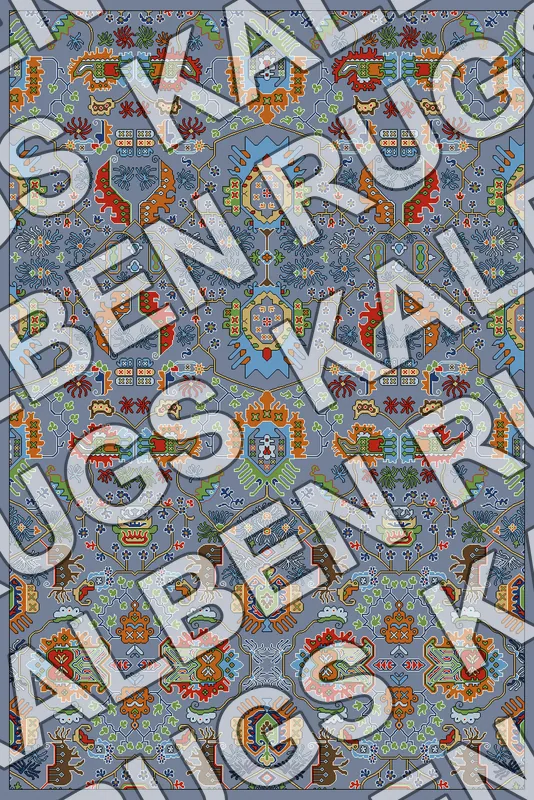 TF480 Floral Rug Pattern