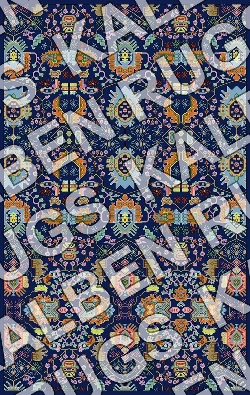 TF480 Floral Rug Pattern
