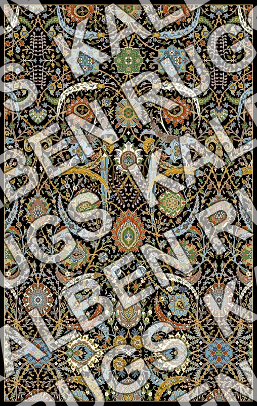 TF560 Floral Rug Pattern