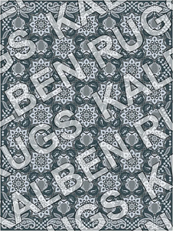 TS101 Floral Rug Pattern